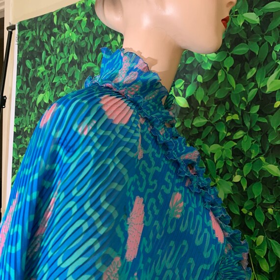Collector’s Item: Zandra Rhodes Blue Pleated Shell