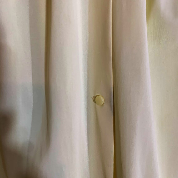 Shadowline Dressing Gown.  Light yellow. - image 8