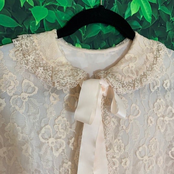 Vintage Odette Basra Boudoir Robe 50s