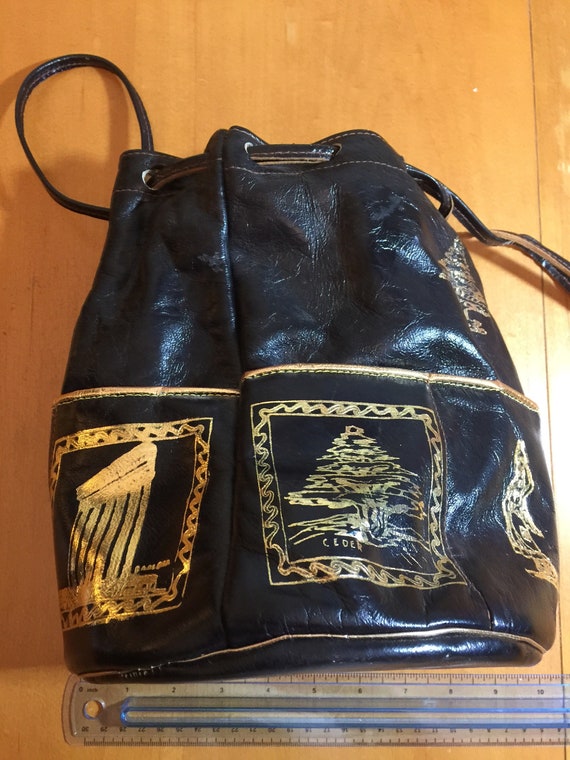 Rare Vintage Middle Eastern Drawstring Bag