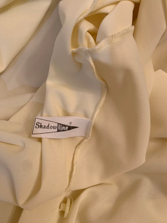 Shadowline Dressing Gown.  Light yellow. - image 9