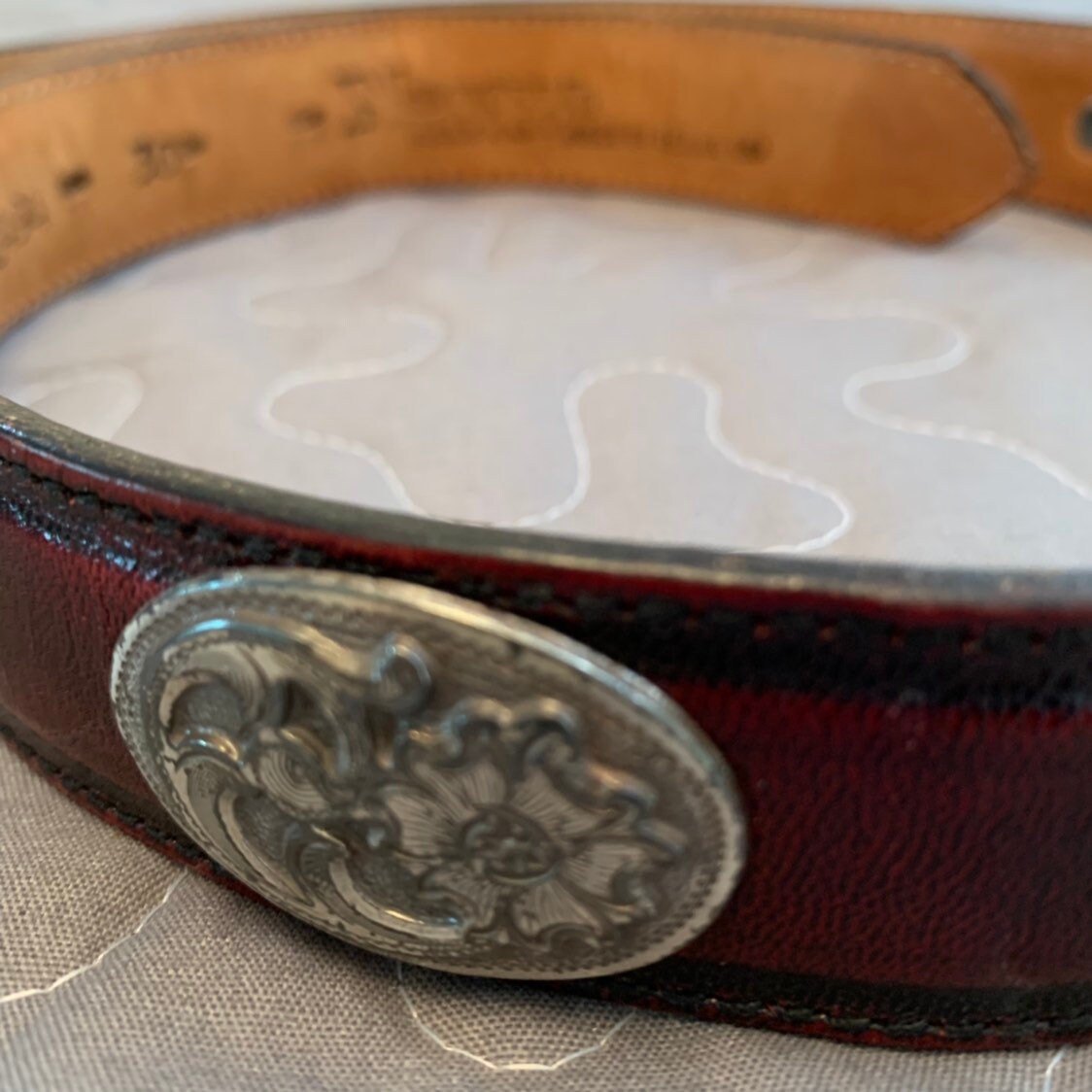 Texas leather belt Etsy