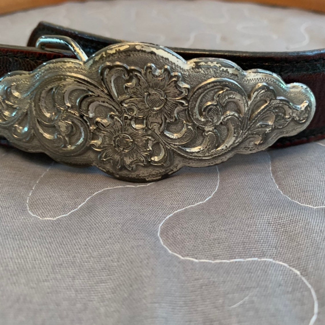 Texas leather belt Etsy