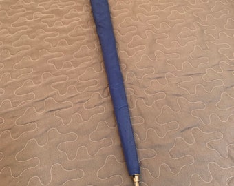 Lucite handle Blue Umbrella