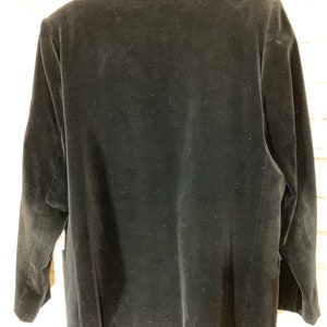 Ellen Tracy Timeless Velvet Black Blazer image 3