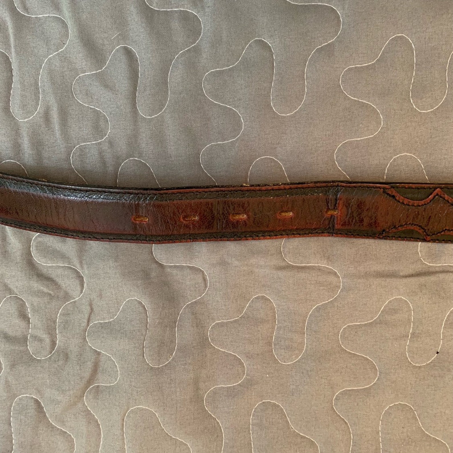 Texas leather belt Etsy