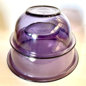 Pyrex Amethyst Mixing Bowls, U.S.A made, sold per  piece