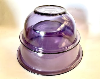 Pyrex Amethyst Mixing Bowls, U.S.A made, sold per  piece