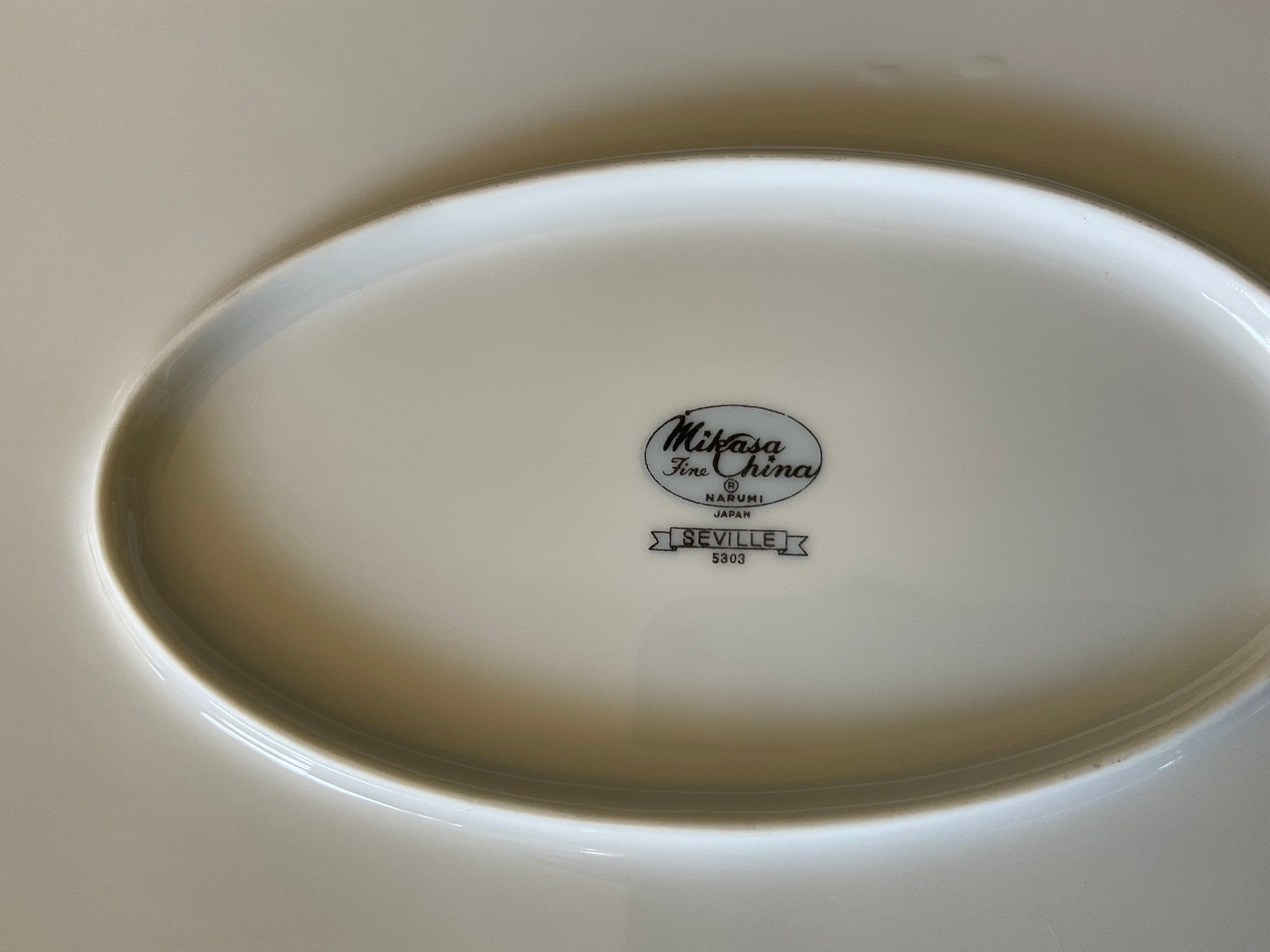 Mikasa Seville Fine China: Blue Floral Dinnerware, Japan - Etsy