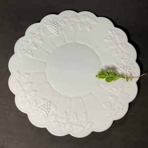 Westmoreland Milk Glass torte plate, USA made