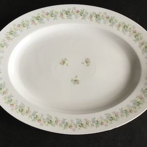 Johann Haviland Forever Spring oval platter, made in Bavaria, Germany