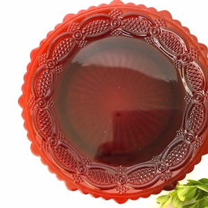 Avon 1876 Cape Cod Ruby Red Dinnerware collection, made in USA, sold by piece or set