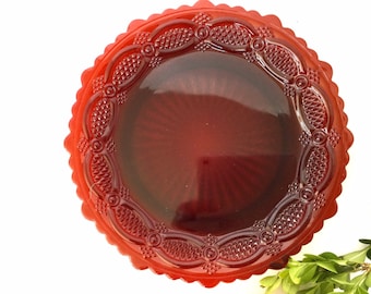 Avon 1876 Cape Cod Rubinrött porslin: Vintage Wheaton-glas, säljs styckvis