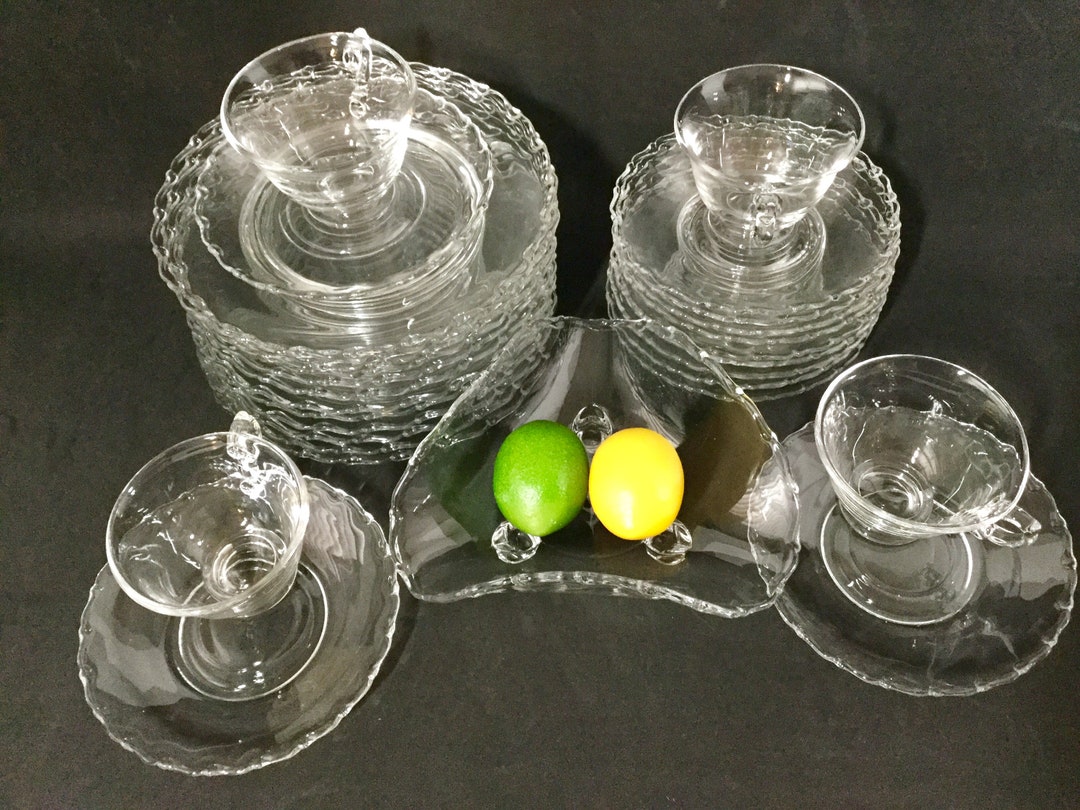 Fostoria Century Pattern Clear Glass Dinnerware. Sold per Set or Piece