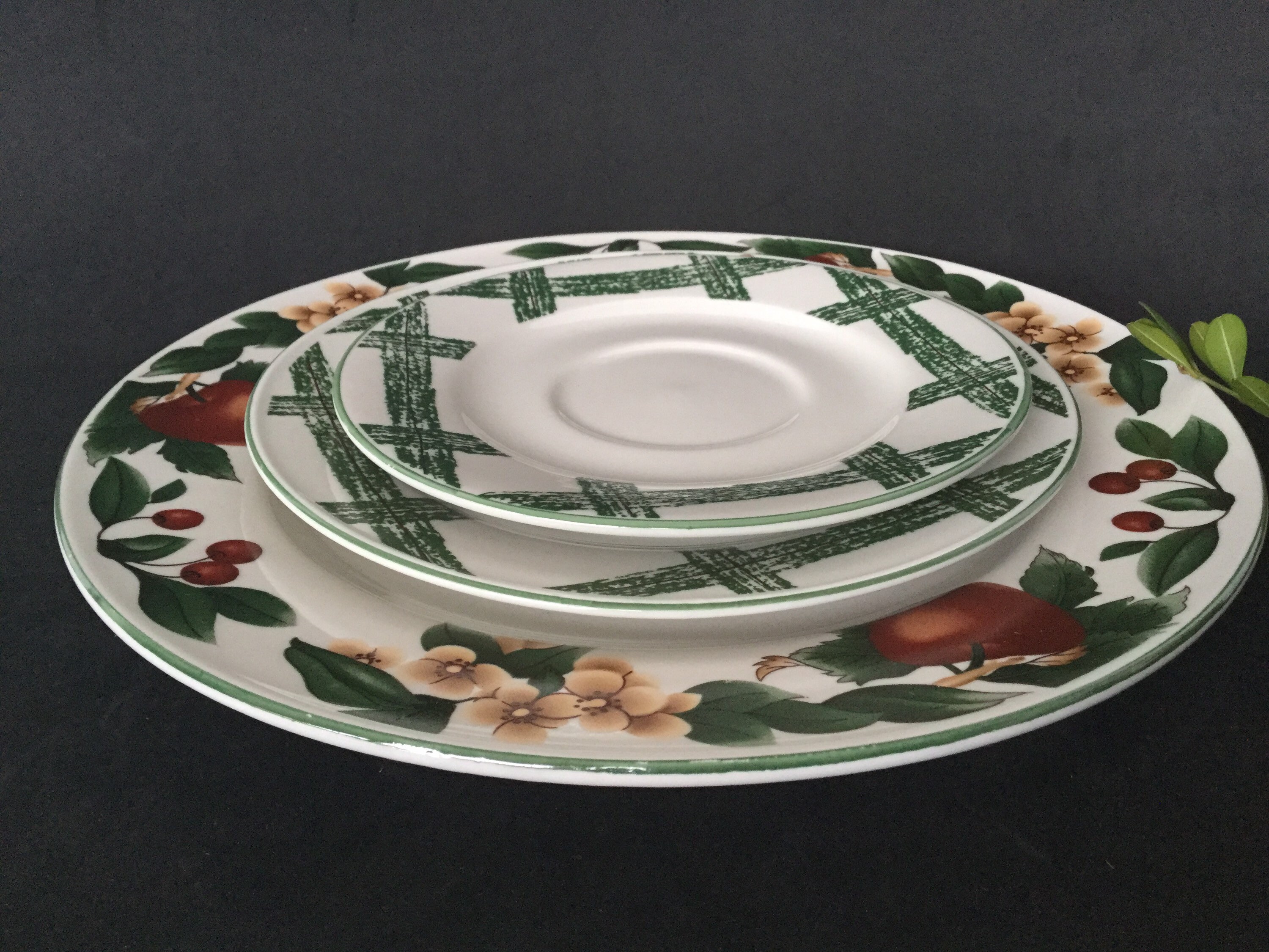 The Cades Cove Dinnerware Collection by Citation, 8 Salad Plates Etsy