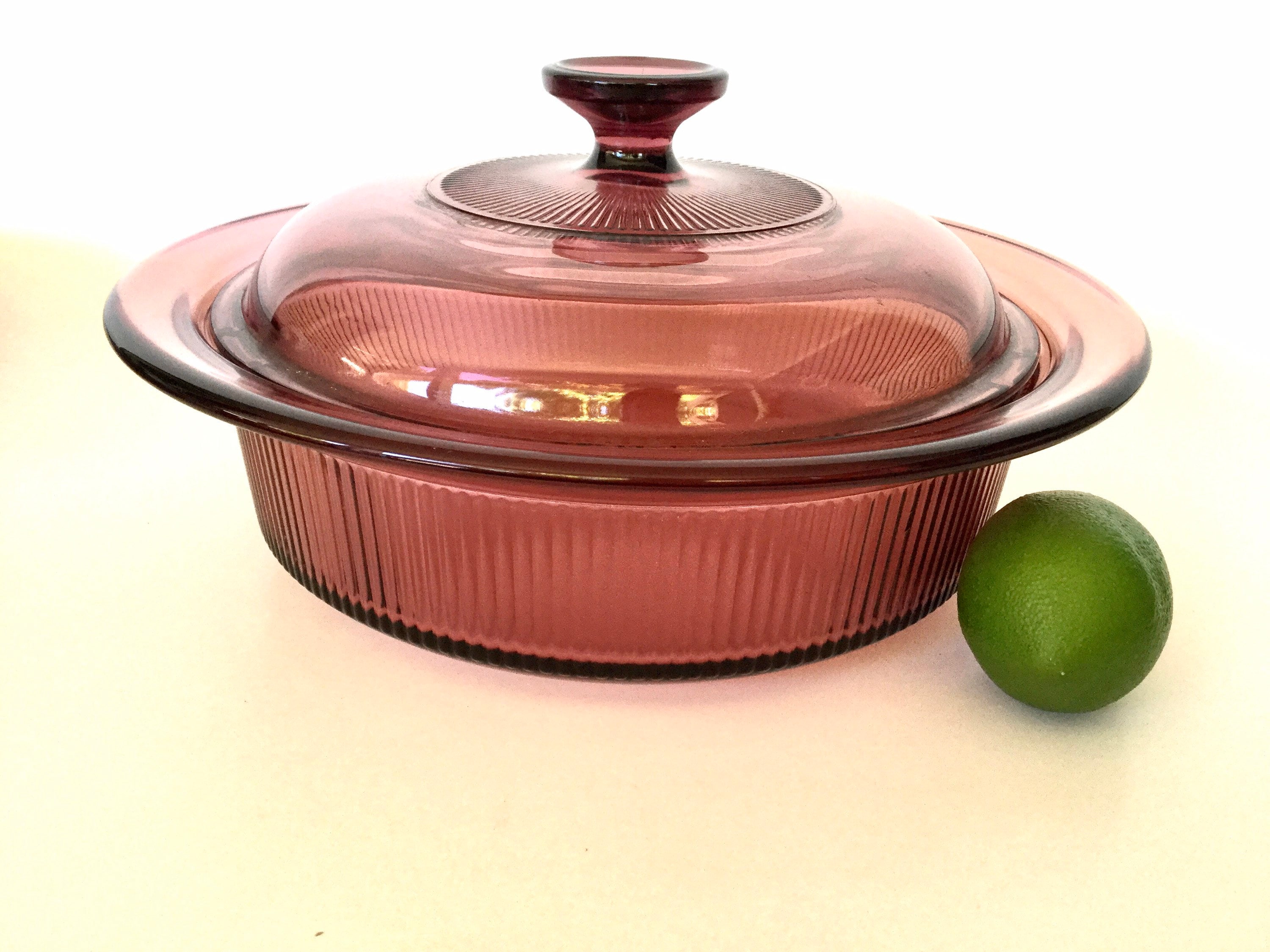 Cocotte Ronde Vision Cuisine Vintage, 3.5L, Ambre, Pour Gaz Et électrique