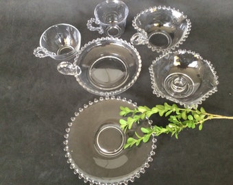 Imperial Glass Candewick Sammlung, 6 Stück