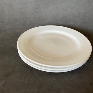 Milk glass luncheon plates 4 pieces