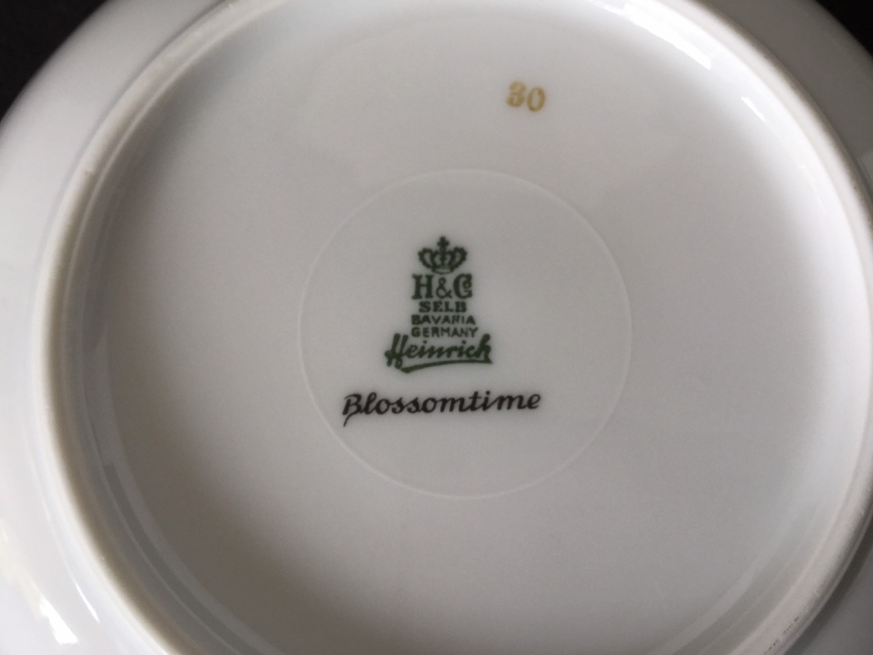 Vintage H and Co Selb Bavaria China Set: Blossomtime Pink Floral