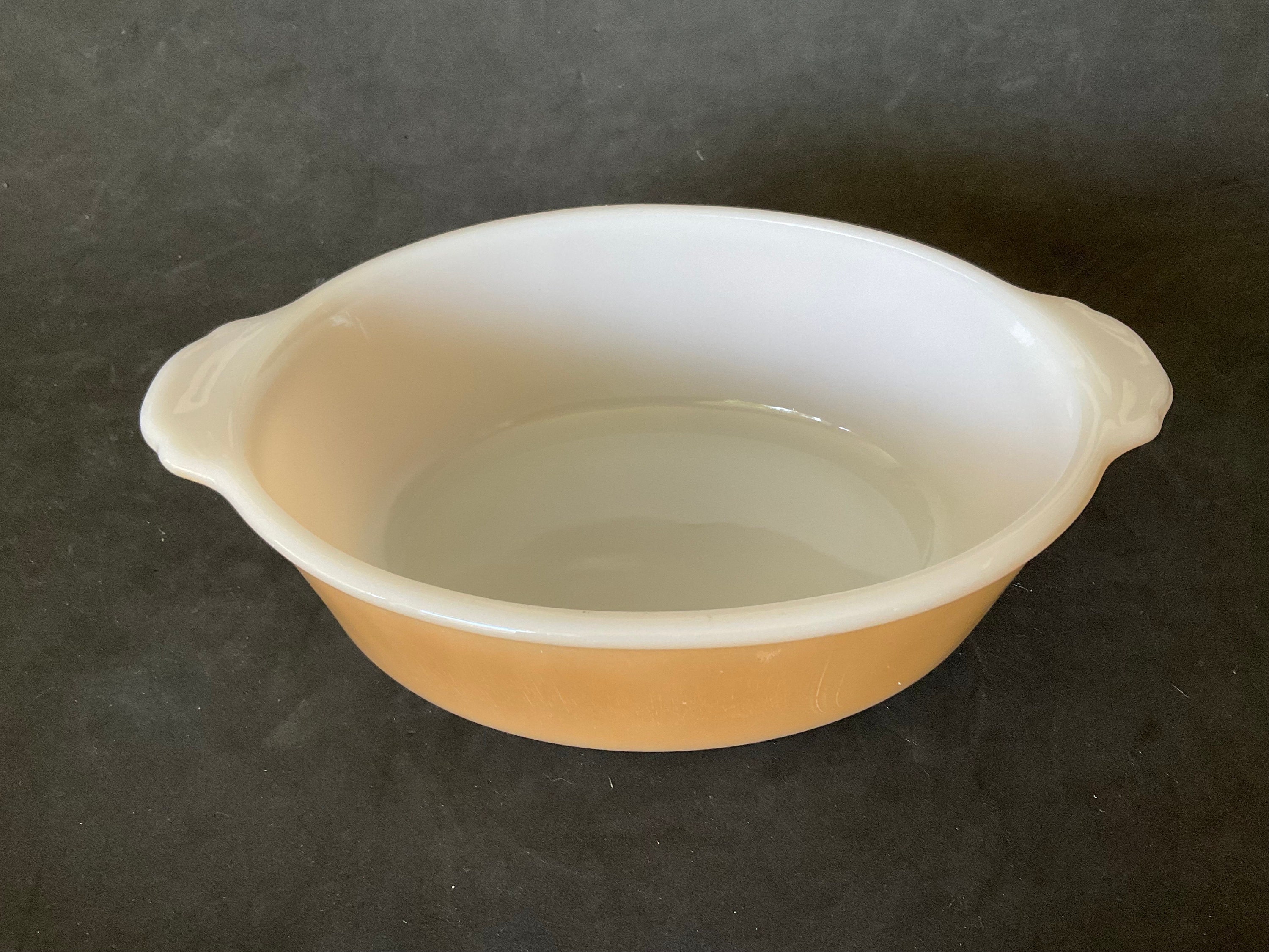 ファイヤーキング ピーチラスター オーバルキャセロール（アメリカ製