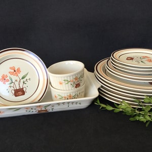 Countryside Hand painted Stoneware Dinner ware, Japan  made, sold per piece or set