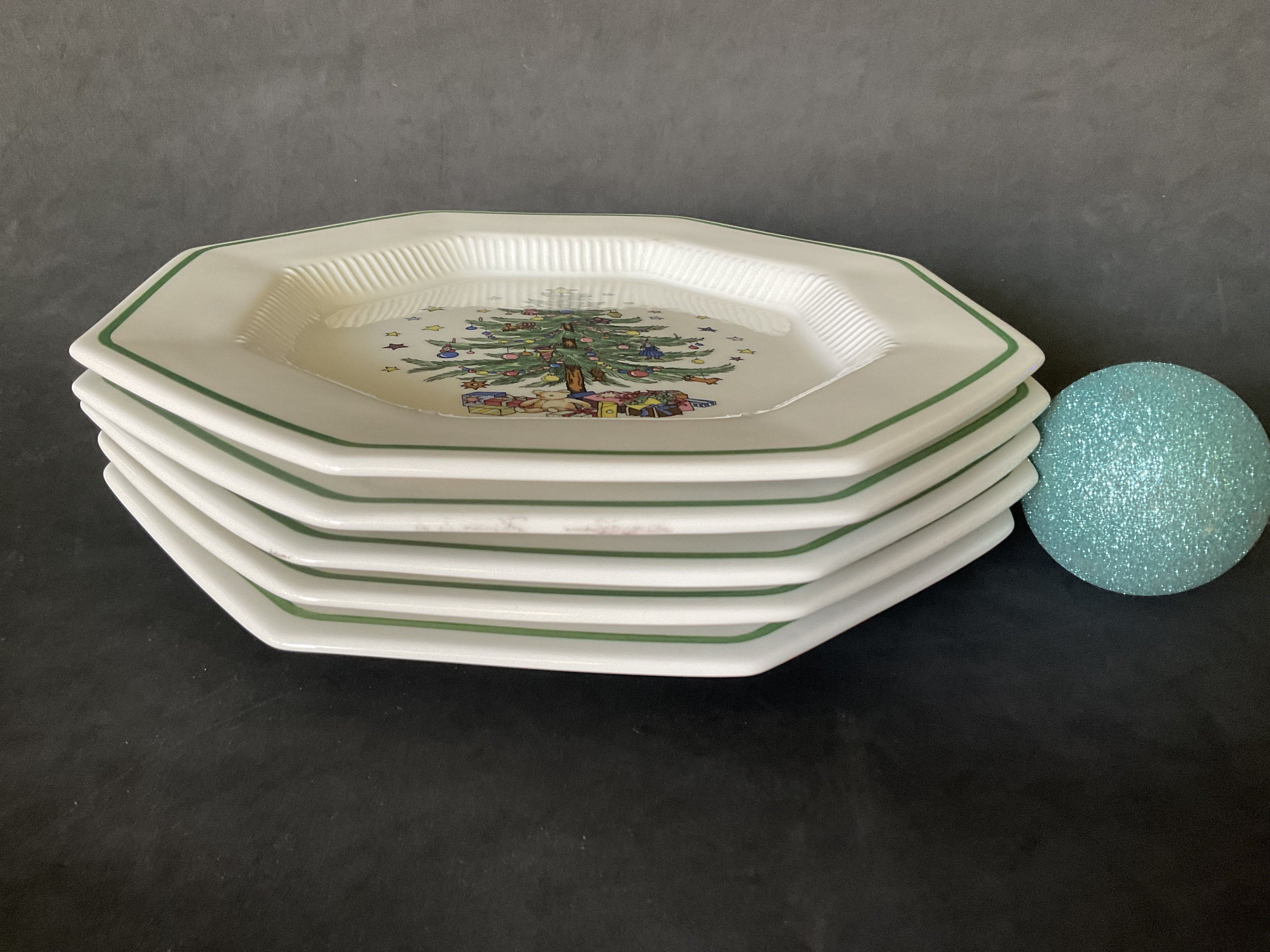 NIKKO Classic Collection クリスマス皿 Nikko Classic Collection Christmastime , 5 Dinner Plates Japan