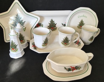 Pfaltzgraff Christmas Heritage Dinnerware Collection , made in USA, Sold by piece or set