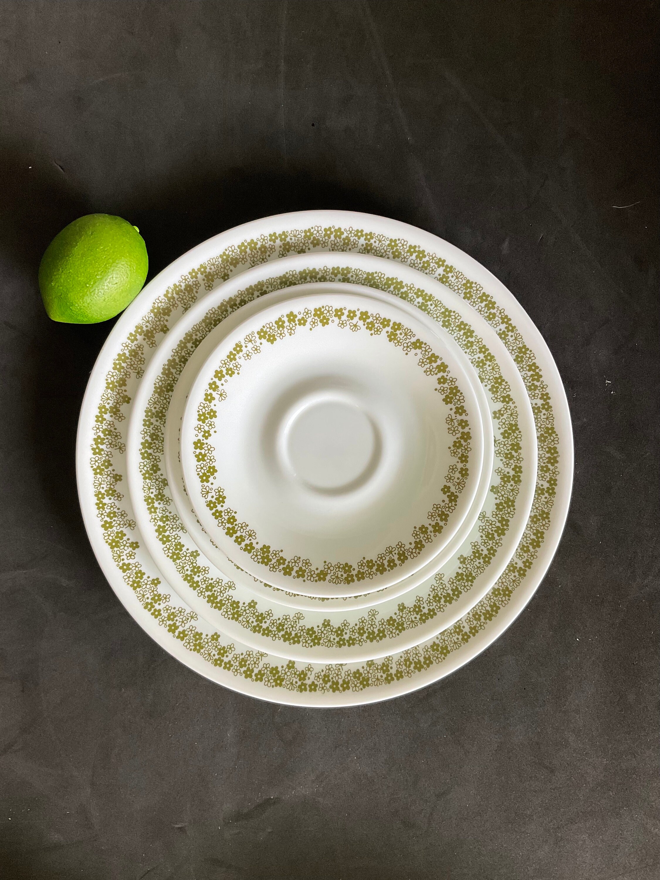 Vintage Corelle Spring Blossoms Dinnerware Set, USA Made - Etsy