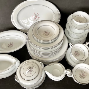 Noritake China Stanton 5407 dinnerware collection, sold per piece or set, made in Japan