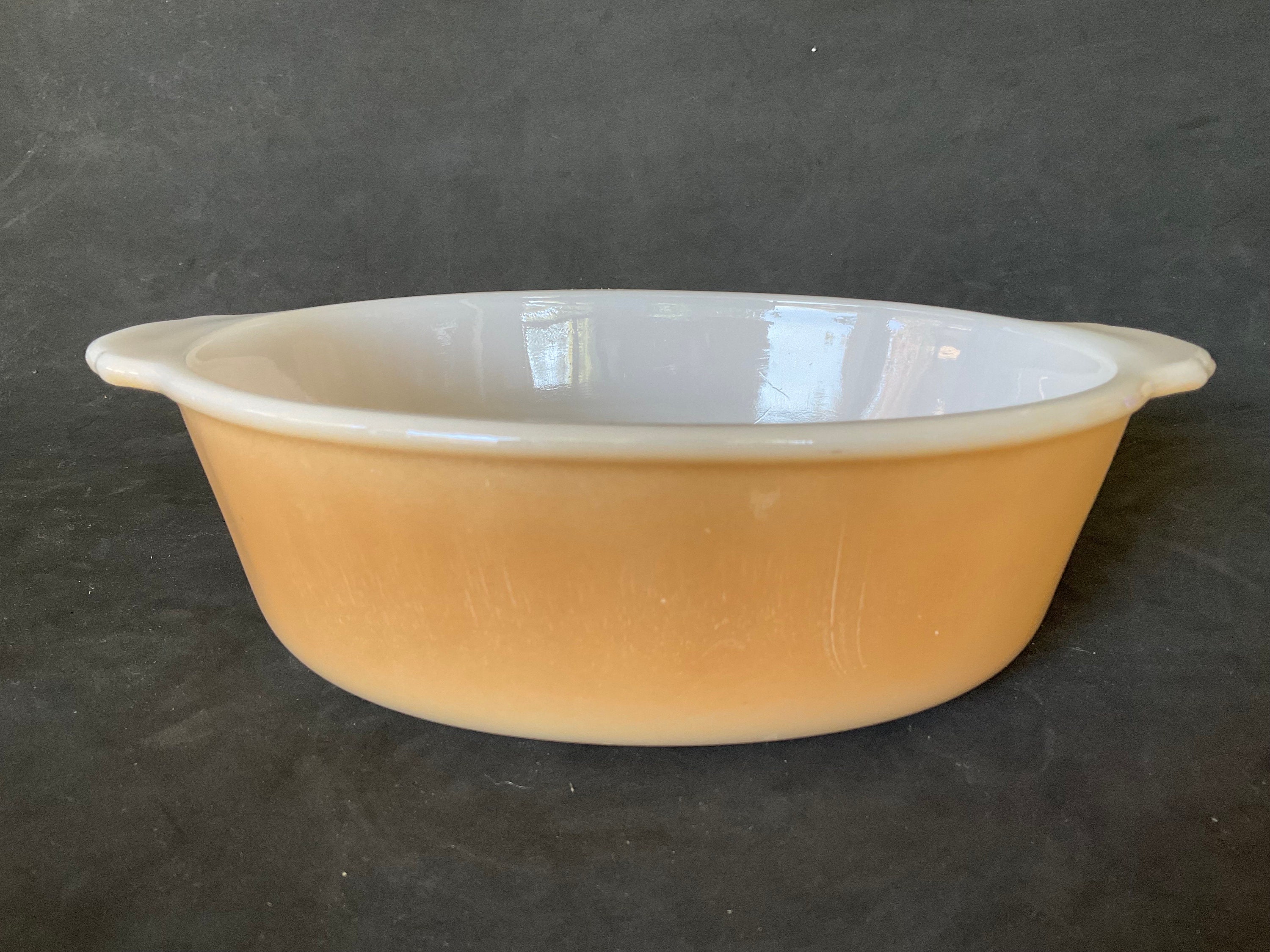 ファイヤーキング ピーチラスター オーバルキャセロール（アメリカ製