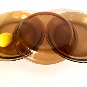 Anchor Hocking Harvest Amber Pie Plate 460, set of 3