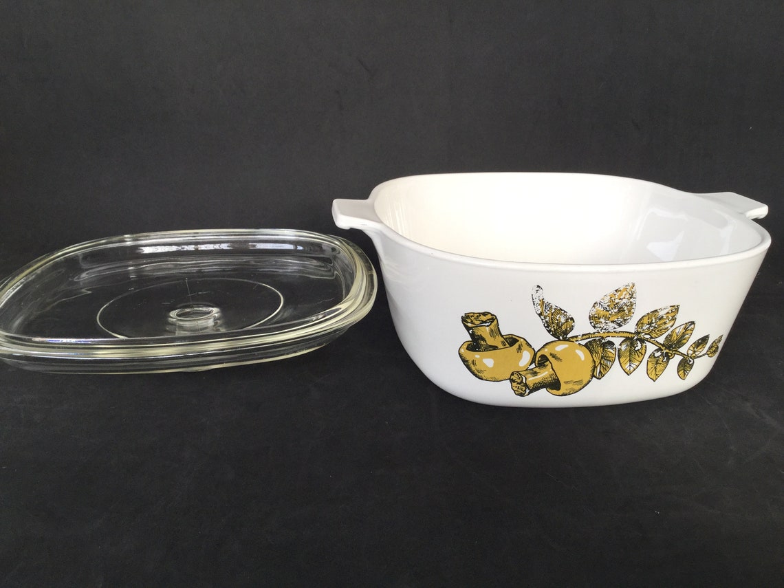 Corning Ware Natures Bounty square casserole A 2 1/2B with Etsy