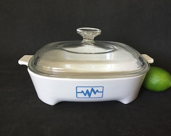 Corning Microwave Brown ‘N’ Sear dish with Pyrex lid