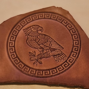 Sello de cuero Delrin personalizado: sello de logotipo grabado con láser para marroquinería, creación y marca. Sellos de cuero, grabado en relieve o en relieve delrin.