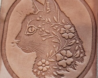 Sello acrílico grabado con láser personalizado: arcilla, jabón, cuero, relieve y grabado en relieve.