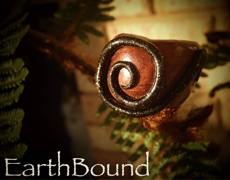 boho dread jewelry Black with Gold Glitter Chunky handcrafted polymer clay dread bead dreadlocks Dread Beads : Bronze 20mm 2cm hole
