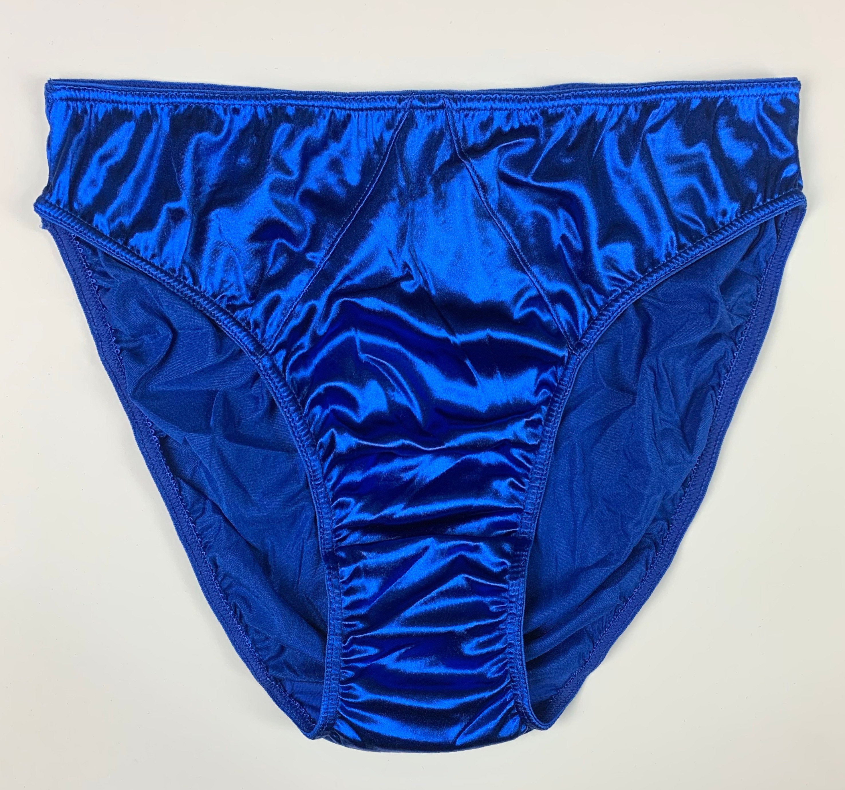 Buy Royal blue panty with white pearl design online