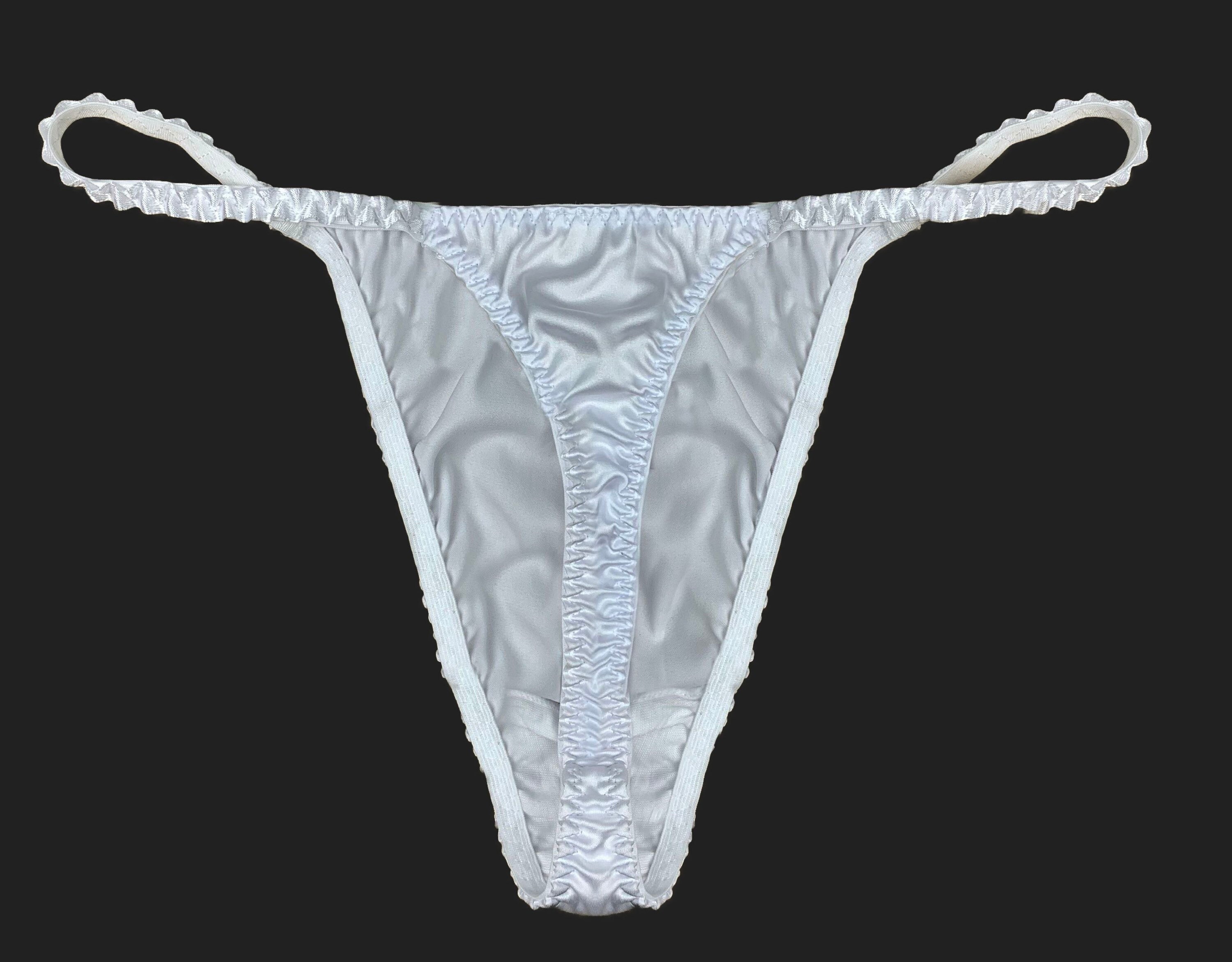 Satin String Bikini Panty & Thong | 2-piece Combo Pack - Etsy