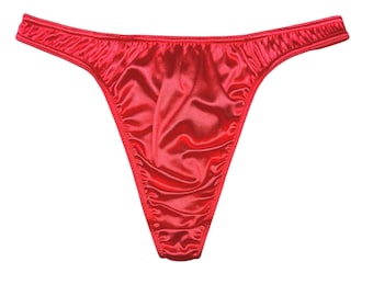 Second Skin Satin String Rot