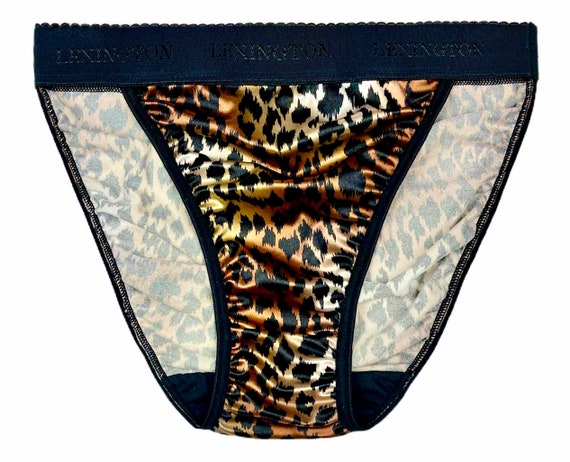 Vintage Lace Cheetah High Waist Hipster Panty