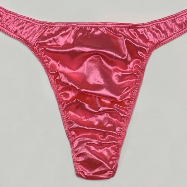 String Satin Seconde Peau | Rose vif