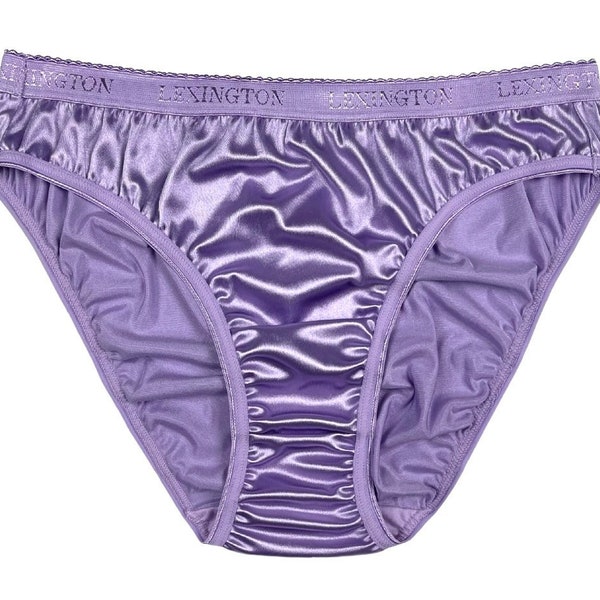 Satin Panty Signature Waistband Lavender