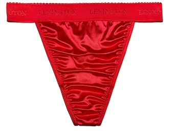 Satin String | Rio Breites Bündchen | Rot