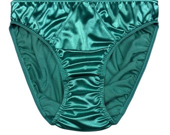Klassische Satin Hipster Panty Teal