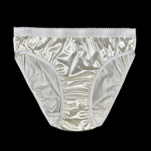 Culotte Satin Signature Waistband Ivoire