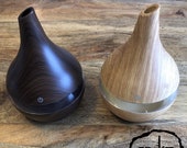Small 300ml electric USB aroma diffuser wood immitation Essential oil
