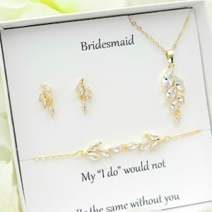 Minimalist SILVER, Gold ,ROSE GOLD Tiny Olive leaf Earring, Necklace, Bracelet Set.  Bridal Jewelry ,Bridesmaid Jewelry.-3 Colors
