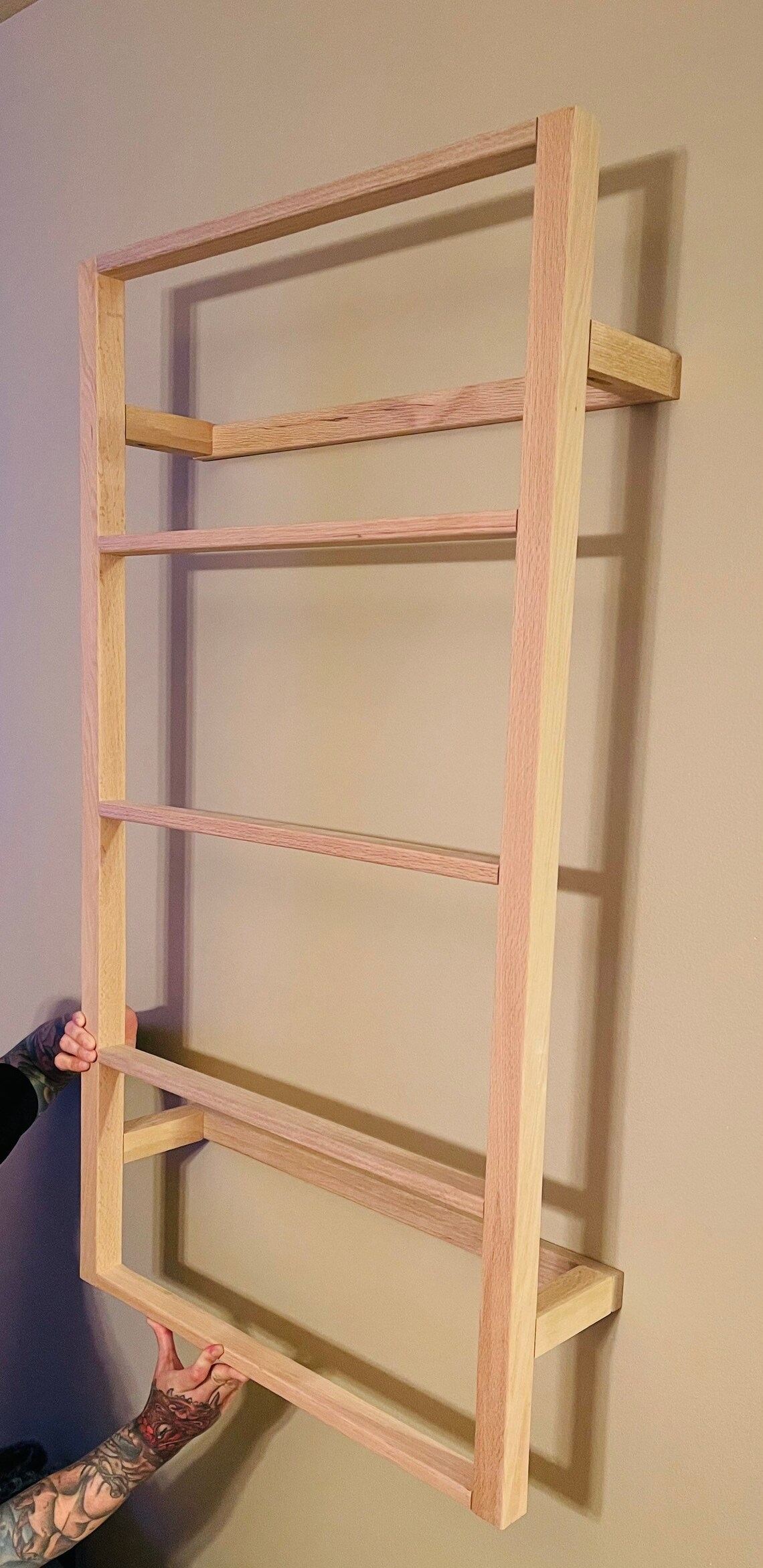 4 Ft x 2 Ft Wall Mount Blanket Ladder 5 Rung ladder blanket Etsy