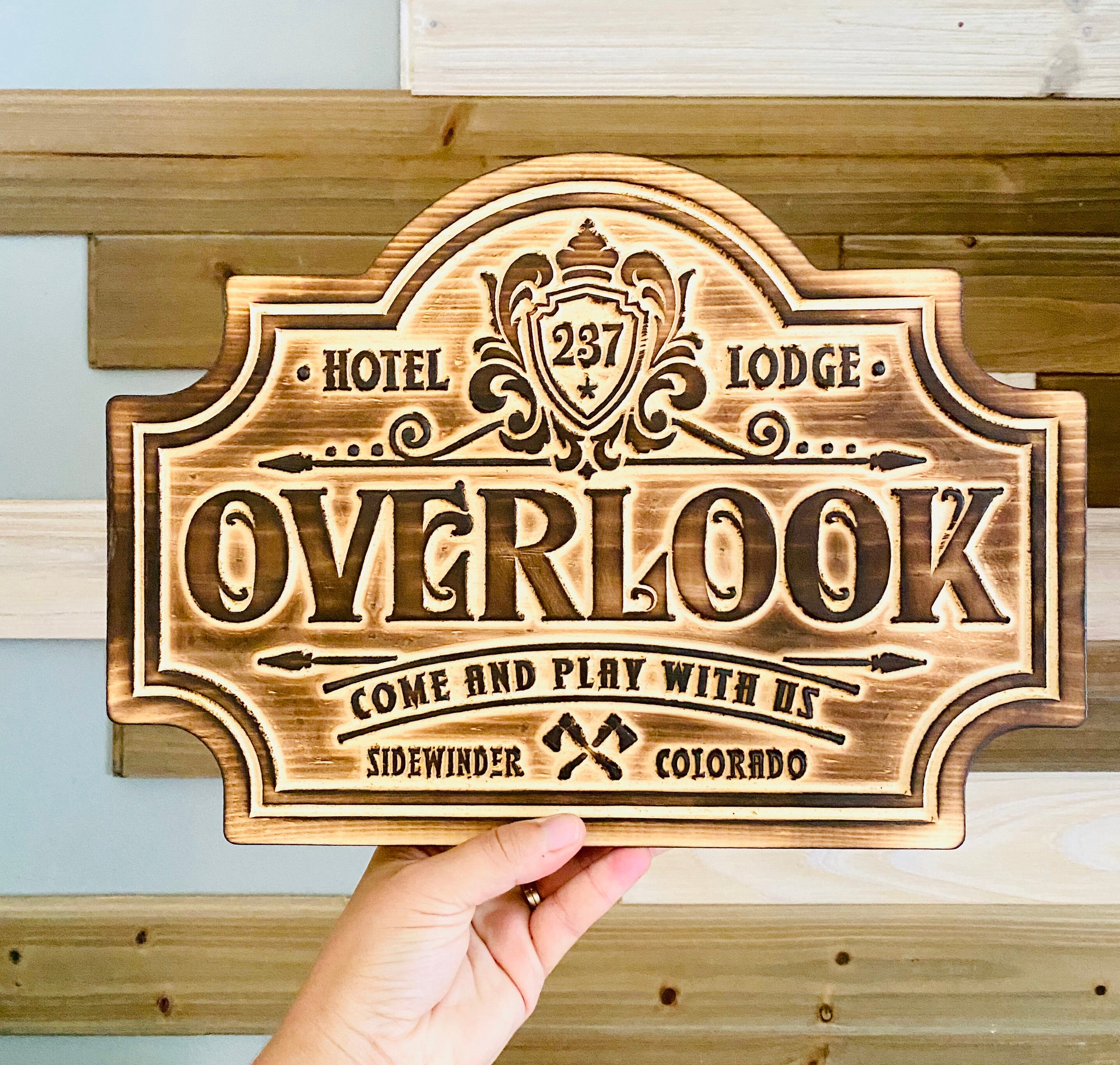 Overlook Hotel Wall Decor Made to Order Etsy