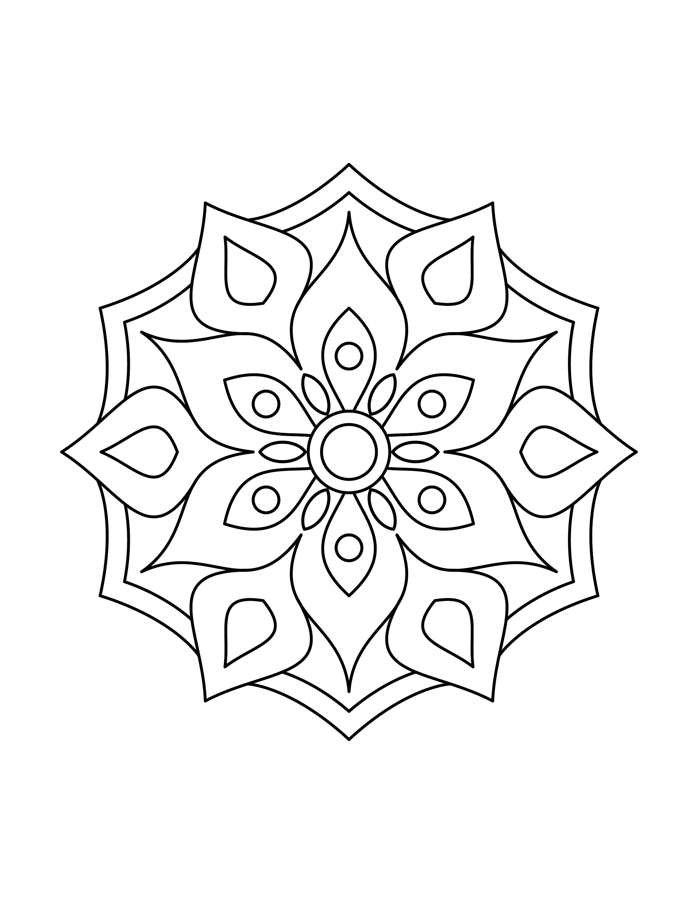 Mandala Kinder Farbseiten Druckbare Malblätter für Kinder | Etsy